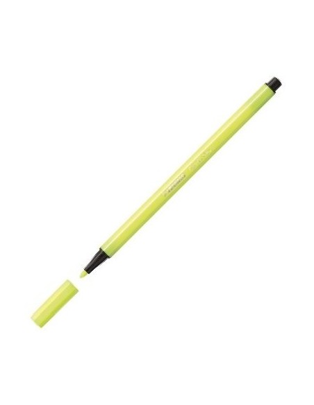 C 10 rotulador stabilo pen 68 fluo amarillo nº024 punta 10 mm